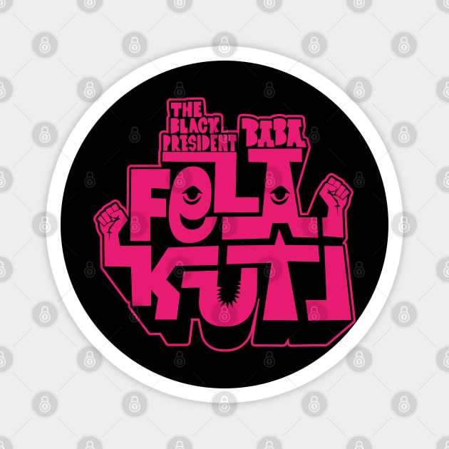 Fela Kuti - Afrobeat Revolution Magnet by Boogosh